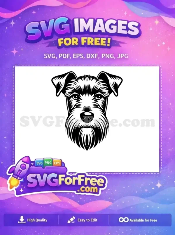 Free Cute Dog Face Free Peeking Breed Window Free SVG 7
