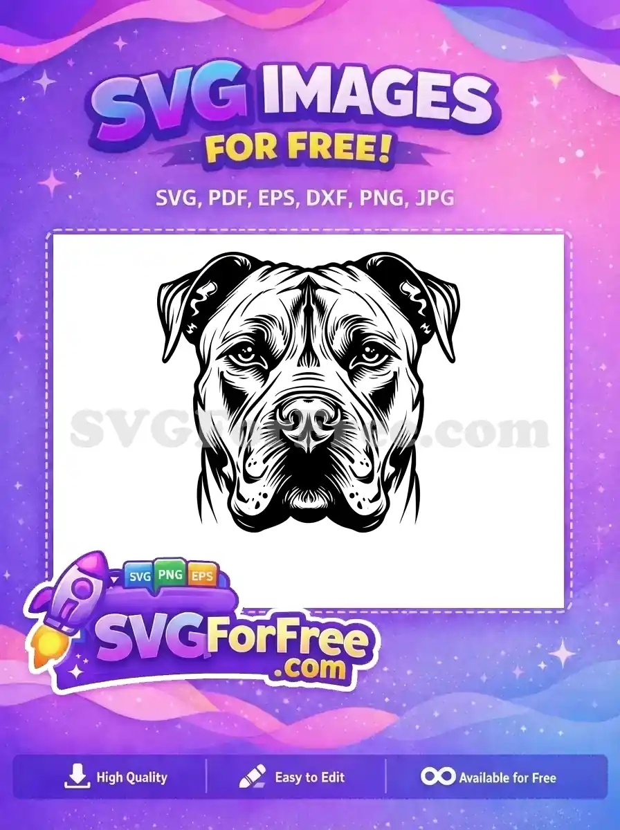 Free Peeking Cane Corso Free Serious Face Peeking Dog Free SVG