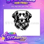 Free Cute Dog Face Free Peeking Window Funny Free SVG 98 - Instant Download