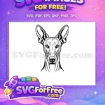 Free Cute Dog Face Free Funny Pet Peeking Free SVG 20 - Instant Download