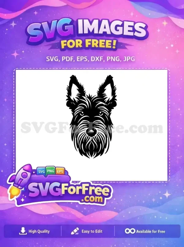Free Cute Dog Face Free Funny Pet Peeking Free SVG 22