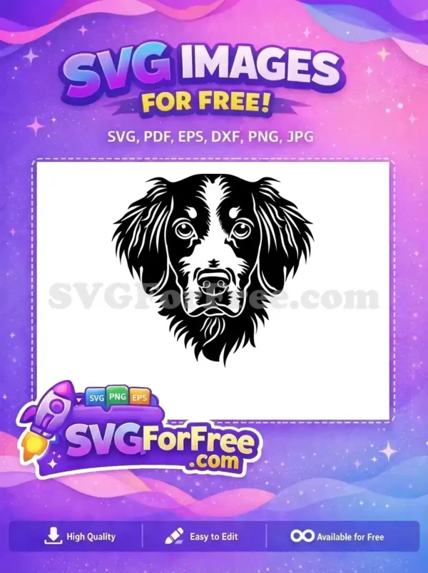 Free Cute Puppy Face Free Dog Peek Animal Free SVG 6