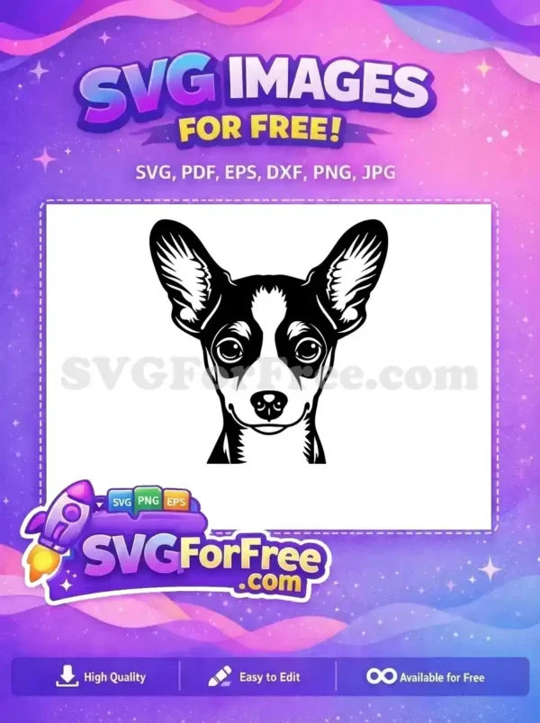 Free Cute Dog Face Free Funny Peeking Animal Free SVG 2