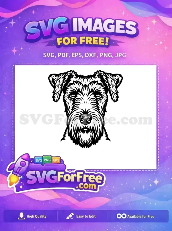 Free Cute Eyes Free Nose Peeking Dog Free SVG 7