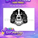 Free Cute Puppy Eyes Free Peeking Dog Movie Free SVG - Instant Download