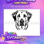 Free Cute Dog Free Detailed Puppy Peekaboo Free SVG - Instant Download