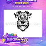 Free Cute Dog Face Free Funny Pet Peek Animal Free SVG 2 - Instant Download
