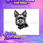 Free Cute Puppy Free Funny Peeking Dog Free SVG 17 - Instant Download