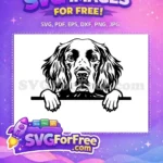 Free Cute Puppy Face Free Funny Dog Pet Free SVG 2 - Instant Download
