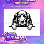 Free Cute Dog Face Free Funny Puppy Dog Movie Free SVG - Instant Download
