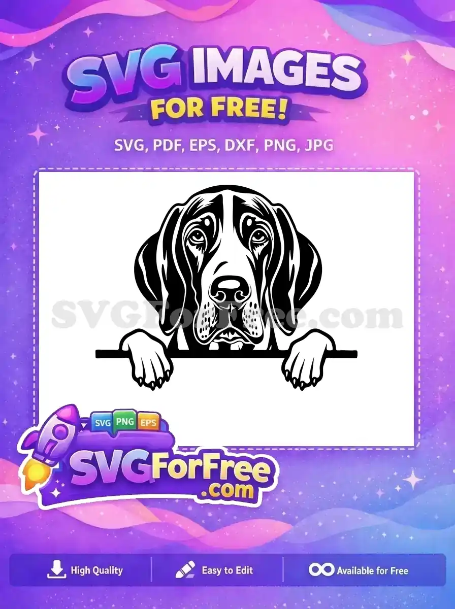 Free Cute Puppy Free Funny Peeking Dog Free SVG 20