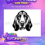 Free Cute Puppy Eyes Free Funny Face Peeking Dog Free SVG 12 - Instant Download