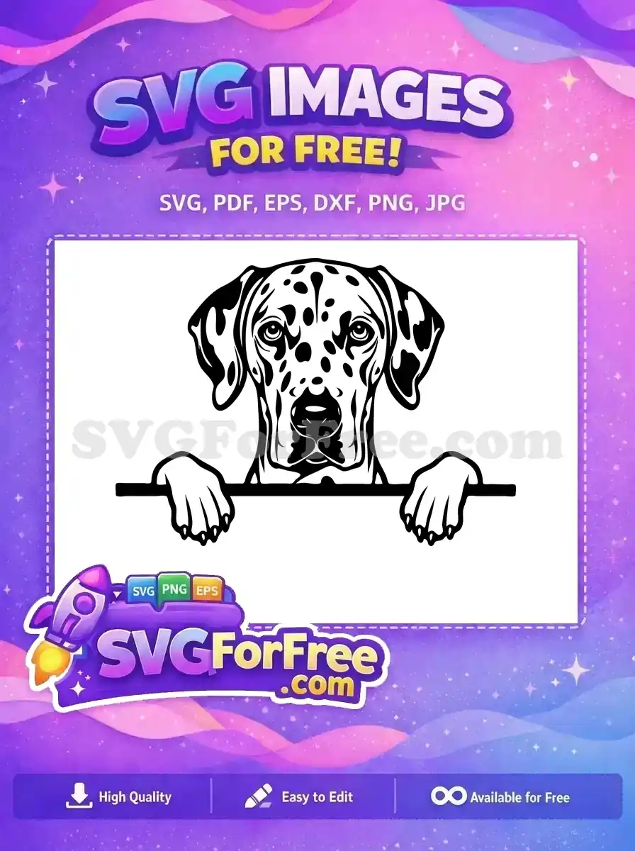 Free Cute Dog Face Free Peeking Happy Puppy Free SVG