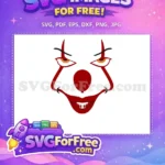 Free Orange Eyes Free Sharp Teeth IT Free SVG - Instant Download