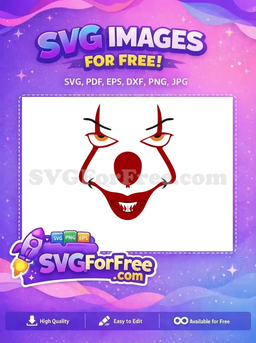 Free Orange Eyes Free Sharp Teeth IT Free SVG