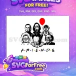 Free Horror Movie Villains Free Penny Wise Friends Free SVG - Instant Download