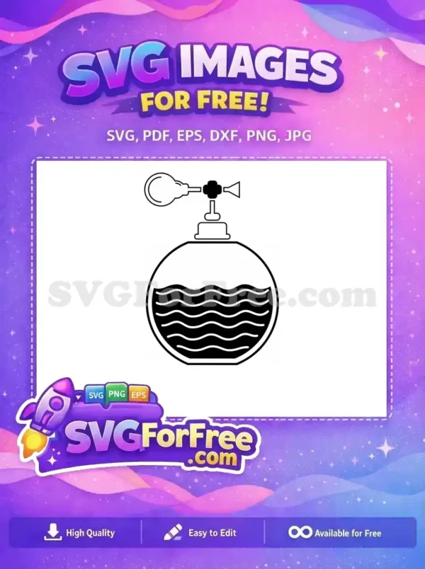 Free Classic Perfume Free Silhouette Elegant Free SVG