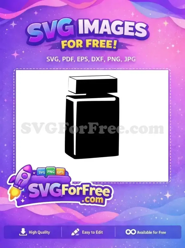 Free Elegant Bottle Free Scent Luxury Perfume Free SVG