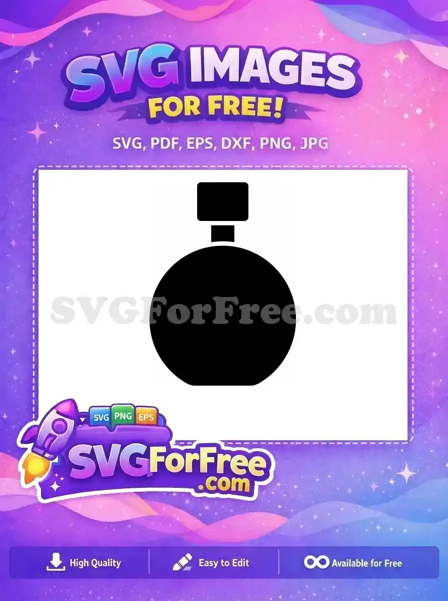 Free Elegant Perfume Free Scent Bottle Fashion Free SVG