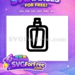 Free Elegant Perfume Free Scent Bottle Designer Free SVG - Instant Download