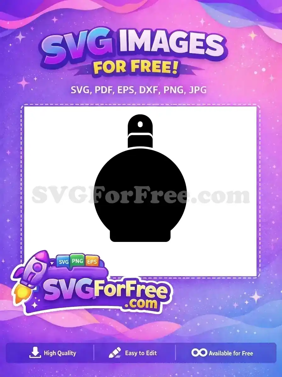 Free Black Perfume Free Bottle Silhouette Simple Free SVG