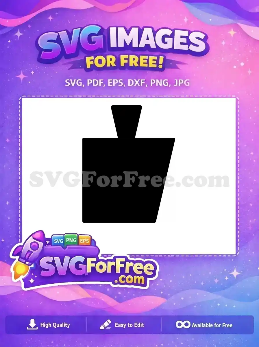 Free Black Perfume Bottle Free Simple Silhouette Fashion Free SVG 1