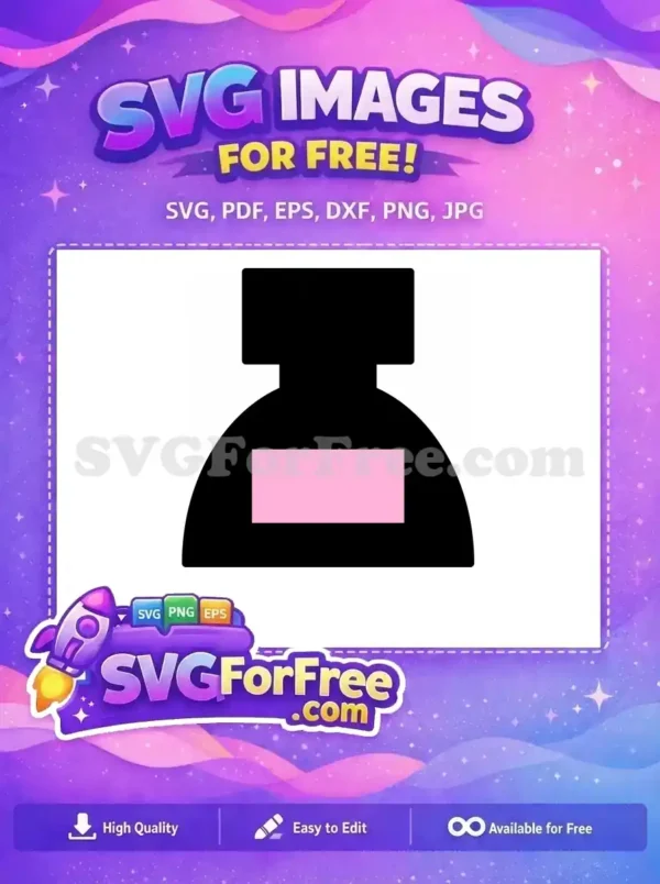 Free Pink Perfume Free Simple Silhouette Free SVG