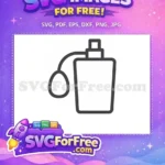 Free Dark Perfume Free Bottle Silhouette Free SVG 1 - Instant Download