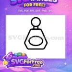 Free Perfume Silhouette Free Bottle Design Beauty Free SVG - Instant Download