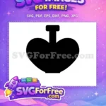 Free Perfume Silhouette Free Bottle Design Category 1 Free SVG - Instant Download