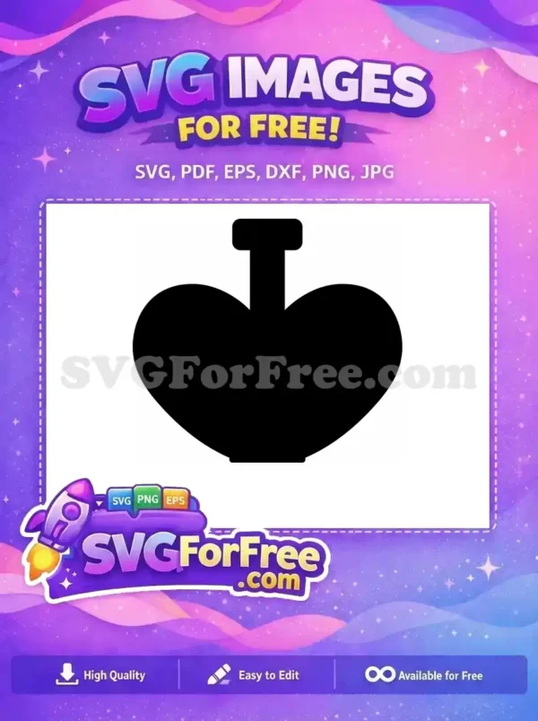 Free Perfume Silhouette Free Bottle Design Category 1 Free SVG