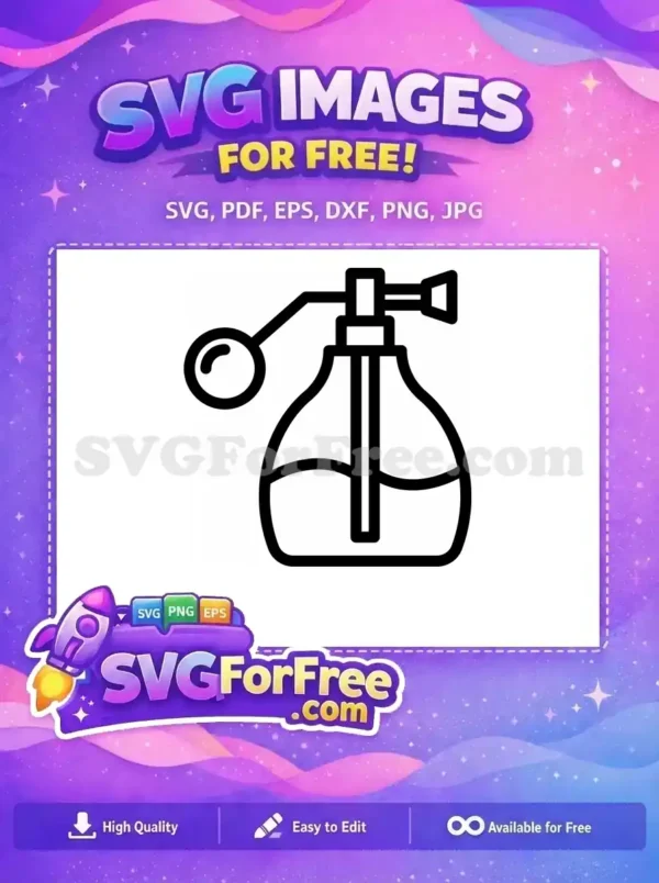 Free Elegant Perfume Free Bottle Silhouette Fashion Free SVG