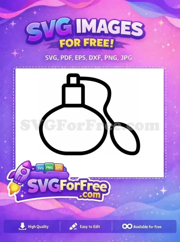 Free Elegant Perfume Free Bottle Perfume Free SVG 3