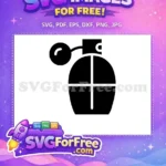 Free Classic Perfume Bottle Free Atomizer Pump Spray Elegant Fragrance Free SVG - Instant Download