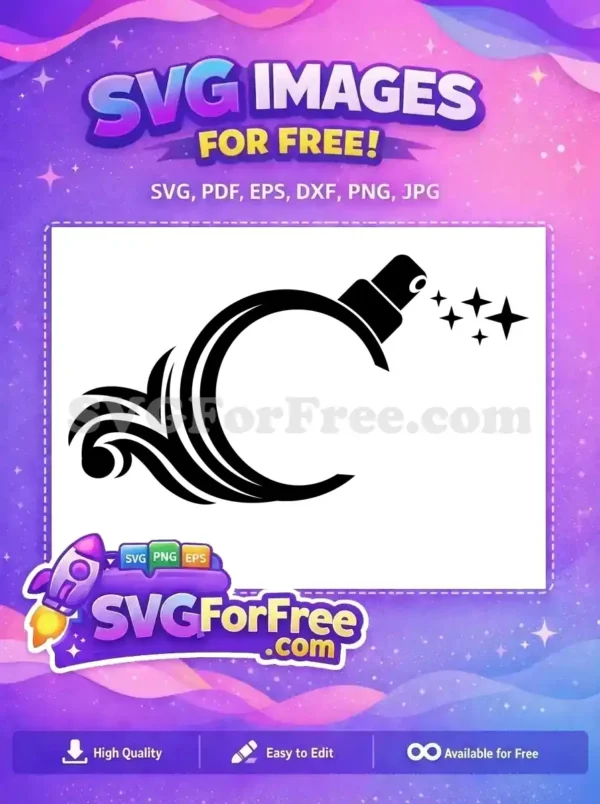 Free Liquid Scent Free Floral Accent Perfume Free SVG