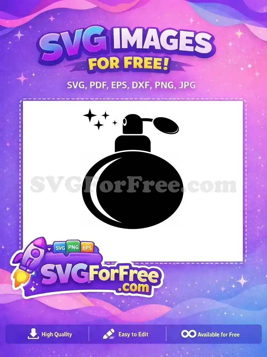 Free Black Perfume Free Silhouette Elegant Context Free SVG