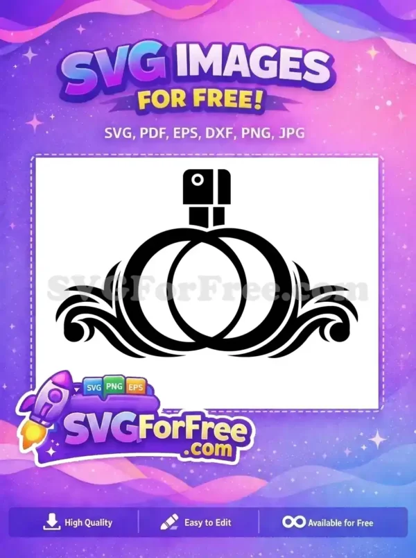 Free Black Perfume Free Bottle Silhouette Perfume Free SVG 1