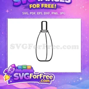 Free Black Perfume Free Bottle Silhouette Fashion Free SVG 10