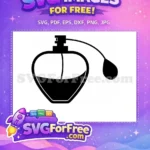 Free Snow White Perfume Free Red Bow Silhouette Princess Free SVG - Instant Download