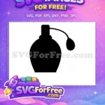 Free Perfume Bottle Free Silhouette Elegant Free SVG - Instant Download