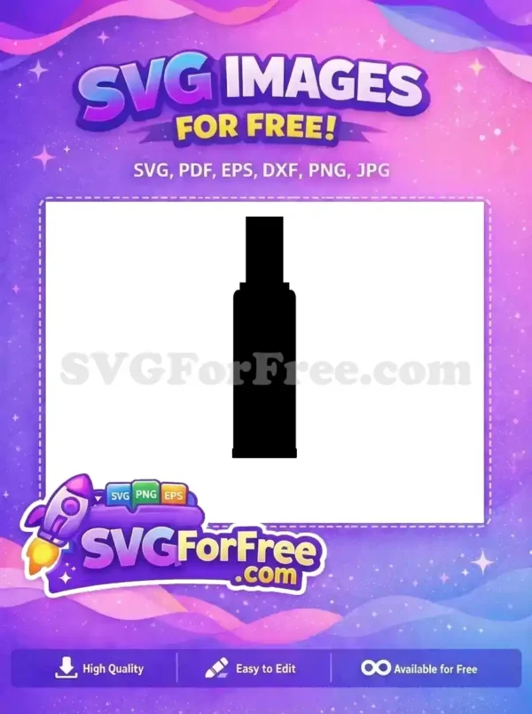Free Black Perfume Free Bottle Silhouette Free Fashion SVG