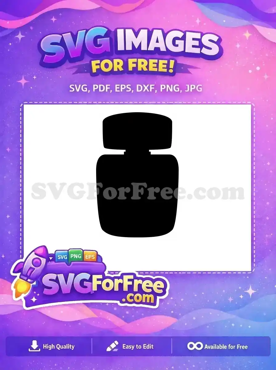Free Elegant Scent Free Bottle Perfume Free SVG 5