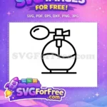 Free Perfume Bottle Free Scent Elegant Free Silhouette SVG 2 - Instant Download