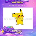 Free Angry Expression Free Arms Crossed Pikachu Cartoon Free SVG - Instant Download