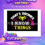 Free Yellow Drone Free Pink Detail That's Drones Pilot Free SVG - Instant Download