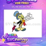 Free Jiminy Cricket Official Conscience Free Umbrella Pinocchio Free SVG - Instant Download