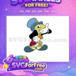 Free Top Hat Free Umbrella Jiminy Cricket Pinocchio Free SVG - Instant Download
