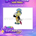 Free Jiminy Cricket Happy Free Umbrella Accessory Pinocchio Free SVG - Instant Download