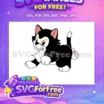 Free Figaro Cat Paws Free Cute Expression Pinocchio Free SVG - Instant Download