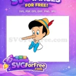 Free Surprised Face Free Yellow Hat Pinocchio Free SVG - Instant Download